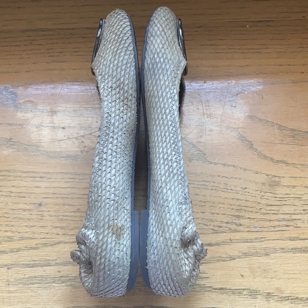 Tory Burch Reva Snakeskin Flats - image 4